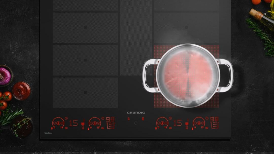 Анимация 🧡 Технология Move представлена в индукционной варочной панели Grundig