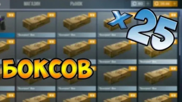 открыл 25 VALOR боксов в стендофф 2