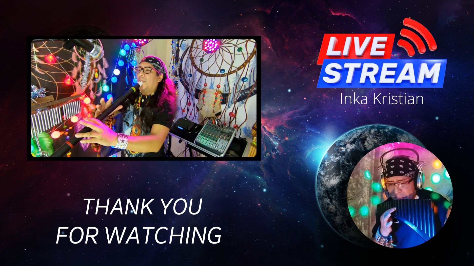 🔴 Inka Kristian - Live 🔴 #meditationmusic #soundhealing #relaxingmusic #nativeamericanflutemusic