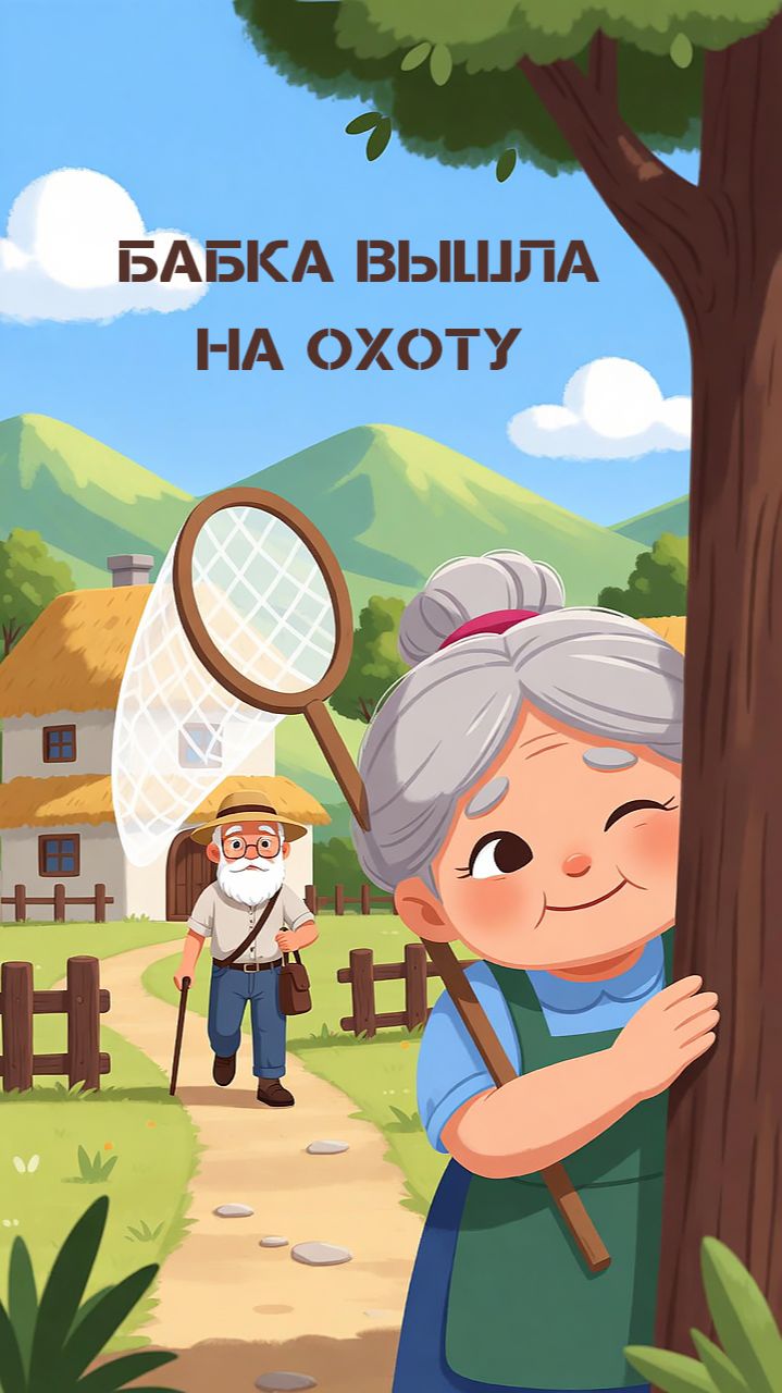 Бабка вышла на охоту!