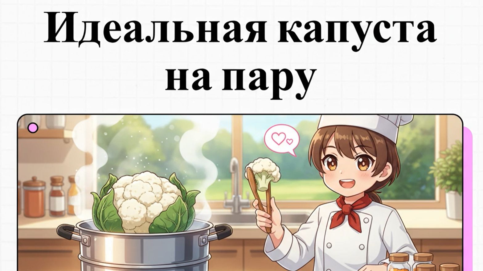 Как приготовить цветную капусту в пароварке