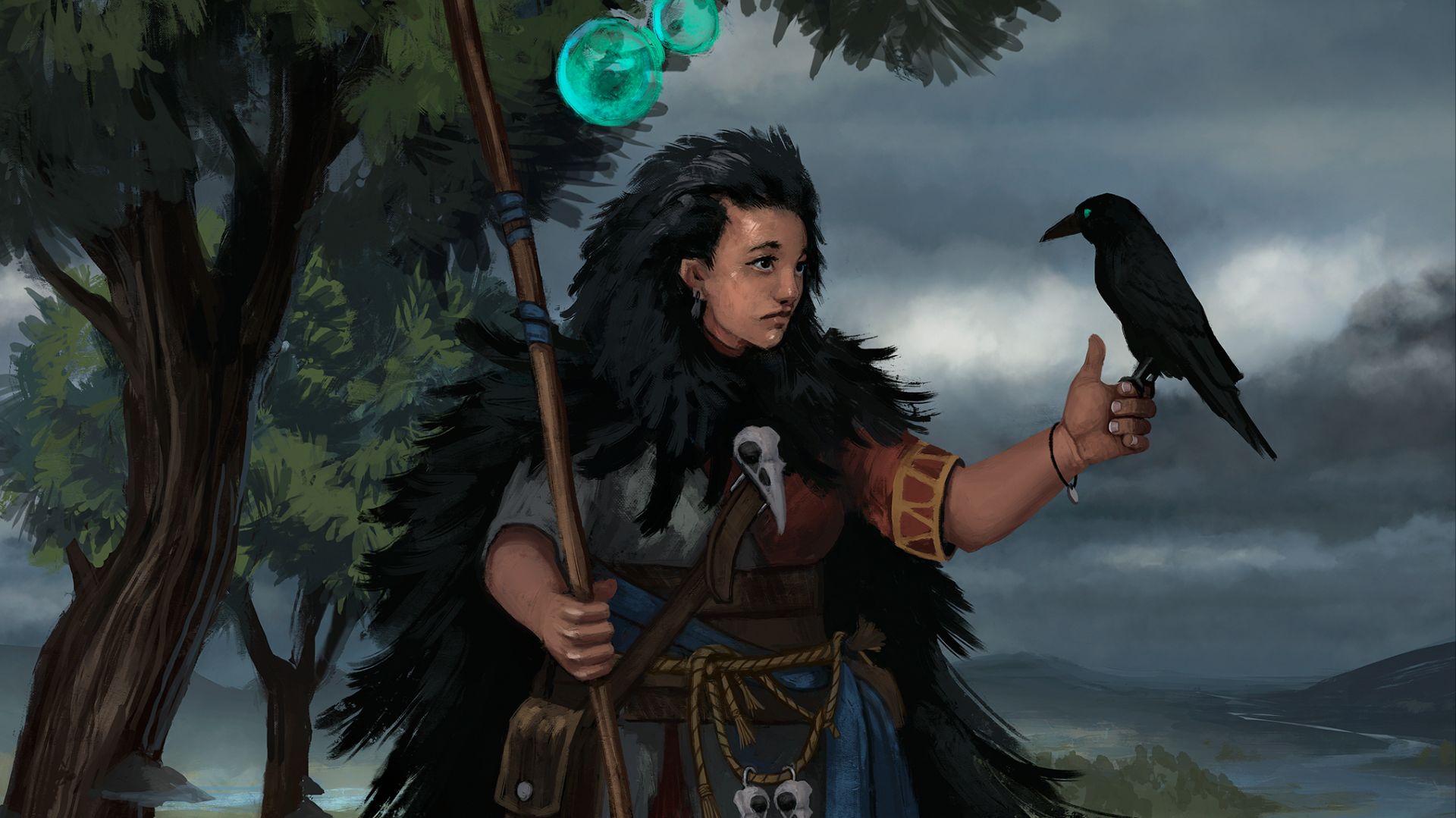 Гражданка с птицей