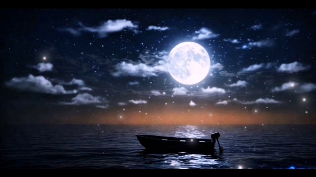 Расслабляющие звуки ночи и сверчков под луной и звёздами♪ Звуки природы для отдыха, релакса и сна🎶