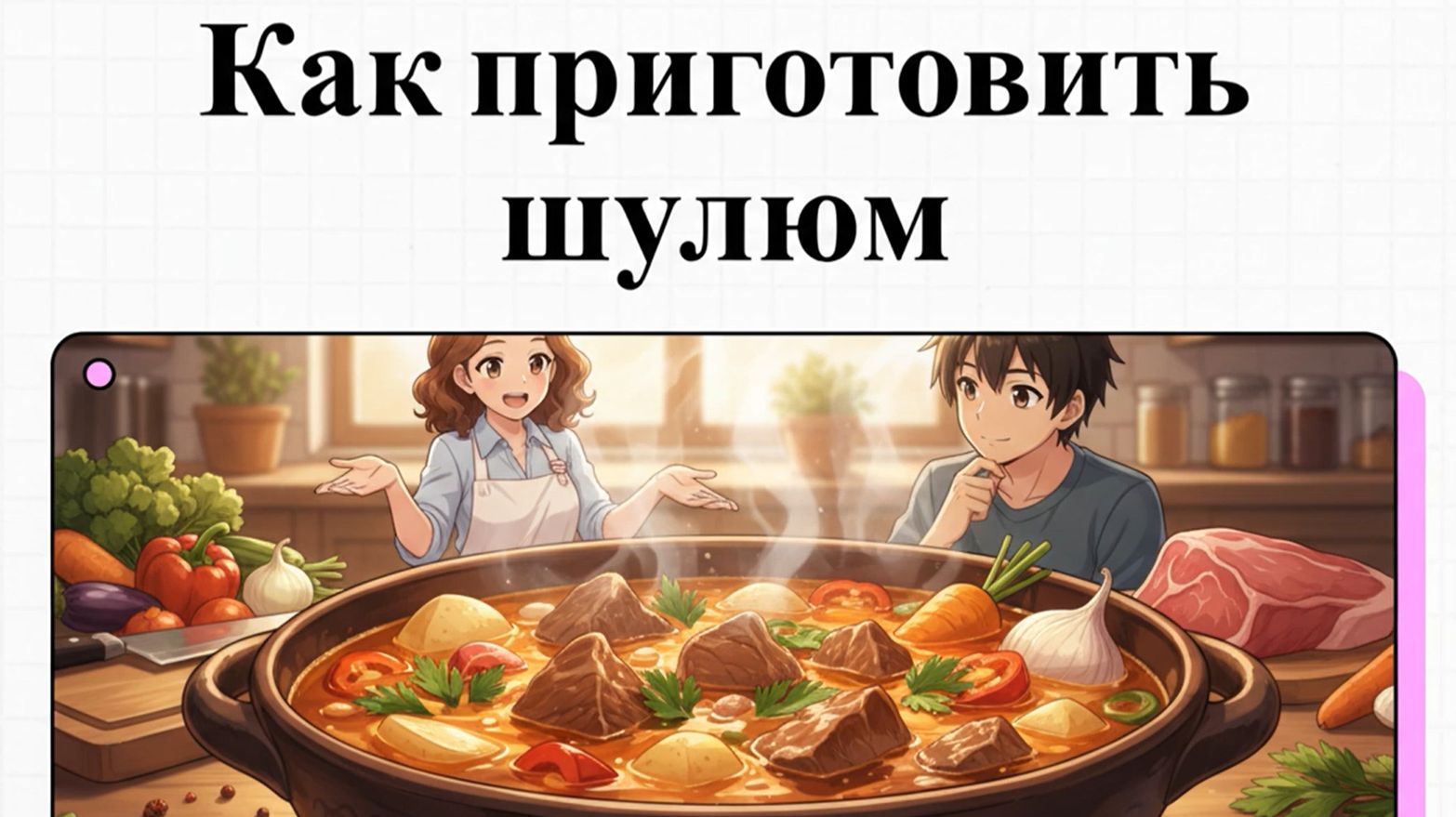 Как приготовить шулюм из баранины