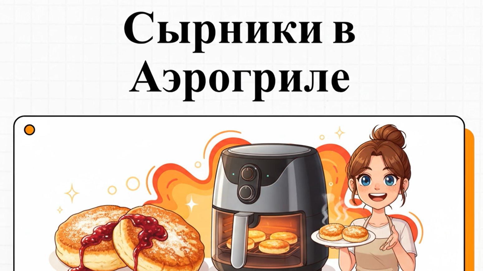 Как приготовить сырники в аэрогриле