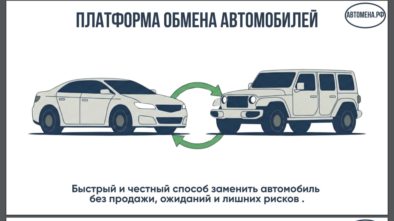 Автомена - платформа обмена автомобилей