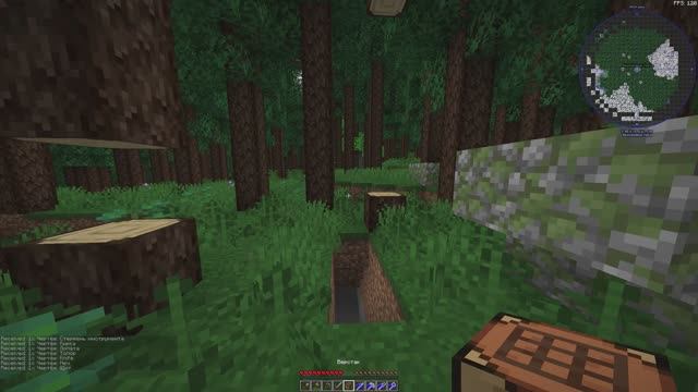 1 серия прохождения сборки на Minecraft