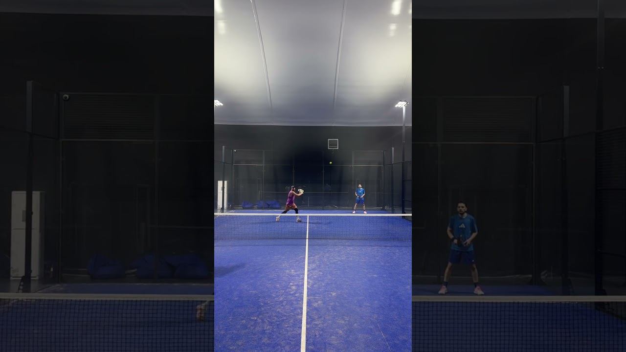 Beautiful Padel Rally   Fast Reactions, Smart Shot And Perfect Timing  #padel #padeltennis #shorts