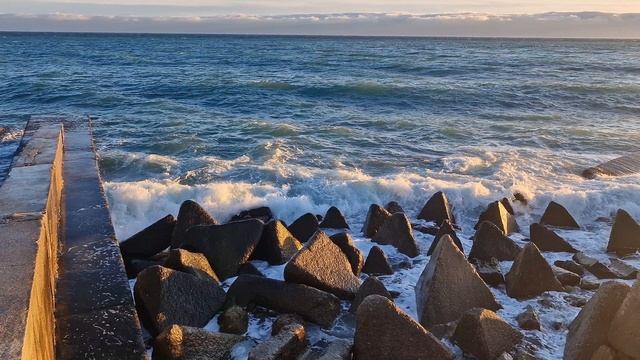 Черное море зимой