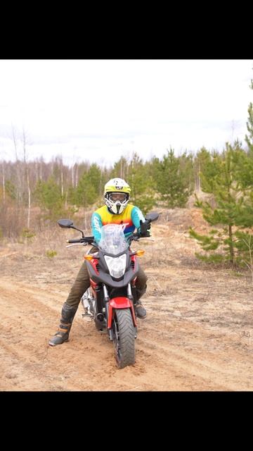 Honda NC700X прожарка на бездорожье!