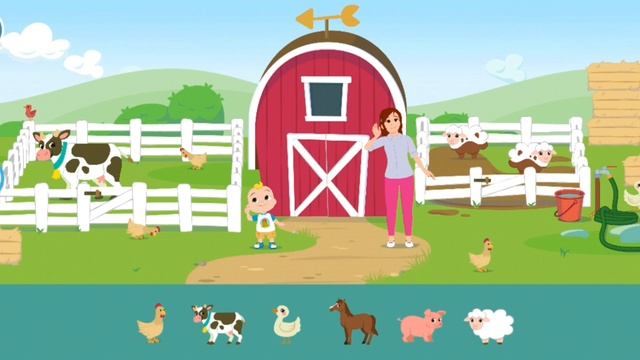 Развивающий мультик для детей. Учим названия домашних животных весело