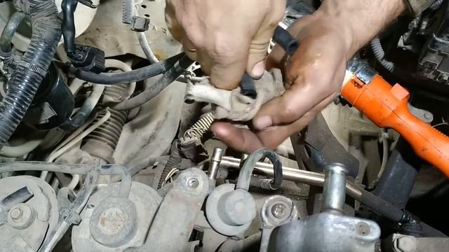 Демонтаж ГБЦ двигателя GA16DE