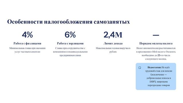 5. Выбор формы занятости и системы налогообложения