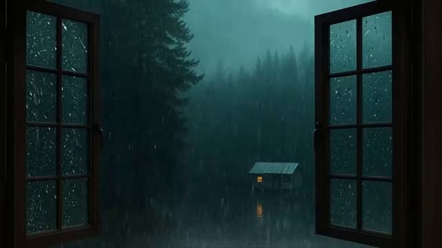 Heavy Rain Sounds For Sleep Study Relax 3 Hour Of Soothing Rain