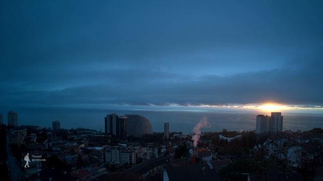 Закат Сочи таймлапс