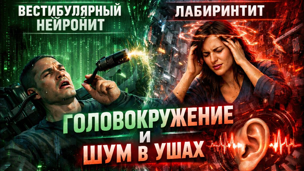 Лабиринтит Vs Вестибулярный нейронит (неврит)