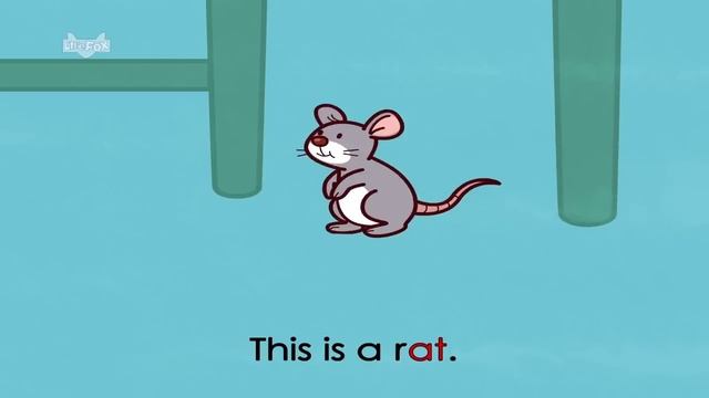 Word Families Episode 1 -- The Cat Sat (-at) CVC words