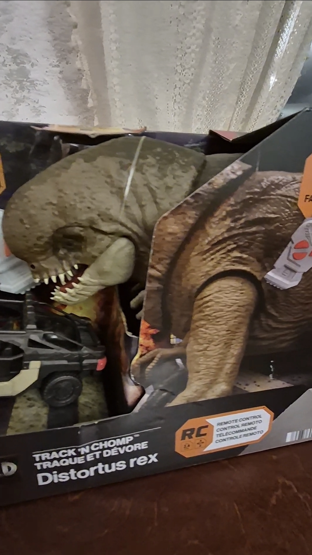 Distortus Rex Track 'n Chomp | Бегающий Дистортус рекс #mattel  #jurassicworld #динозавр #dinosaur