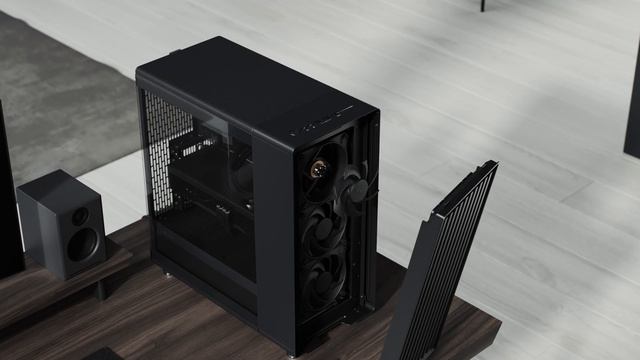 Fractal Design представила корпуса North и North XL серии Momentum Edition в полностью черном цвете