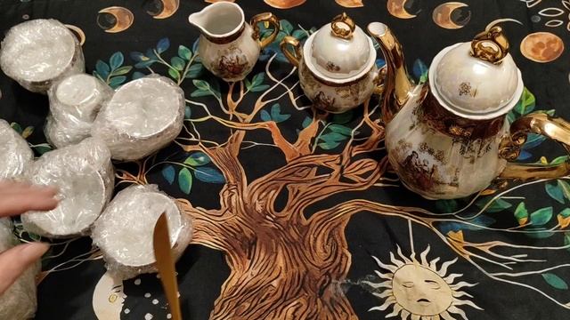 РАСПАКОВКА КОФЕЙНОГО СЕРВИЗА