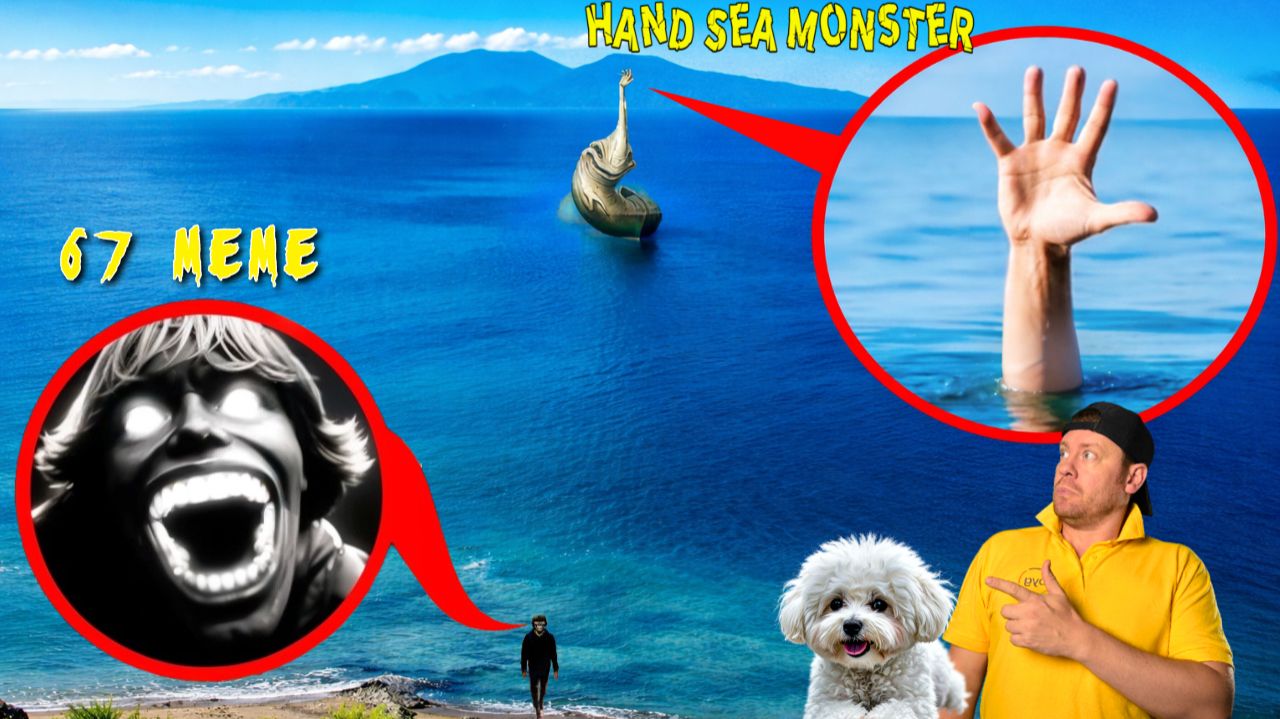 МОРСКОЙ РУКА-МОНСТР (HAND SEA MONSTER) У НАС ДОМА в реальной жизни | 67 MEME пришел вслед за ней?