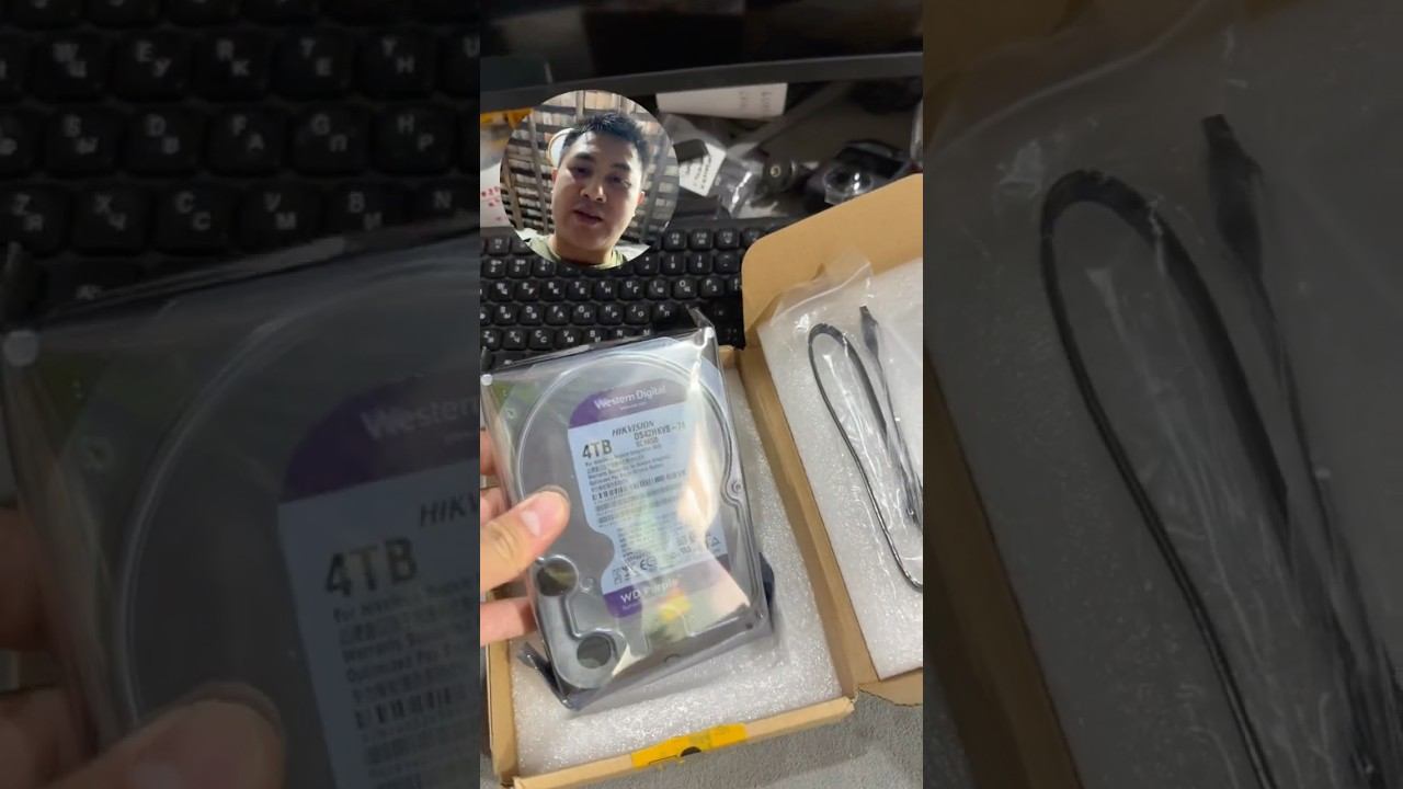 Жесткий диск Western Digital WD Purple 4 TB для Видеонаблюдения #жесткийдиск #wdpurple #4tb