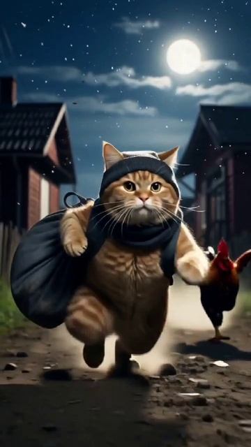Проделки рыжего кота
