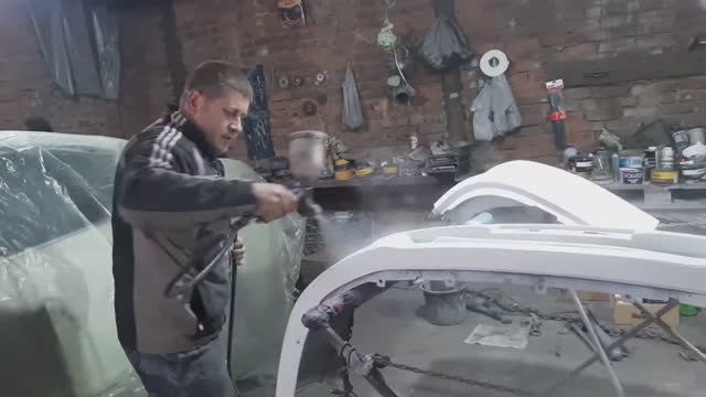 Ремонт ниссан тиана кривыми руками, покраска, замена ГУРа и рулевой рейки.