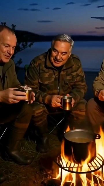 Петрович на рыбалке