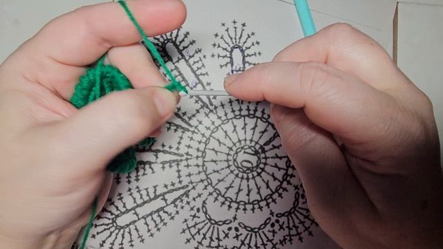 Цветочный  мотив для ирландского кружева из толстой пряжи 🧶