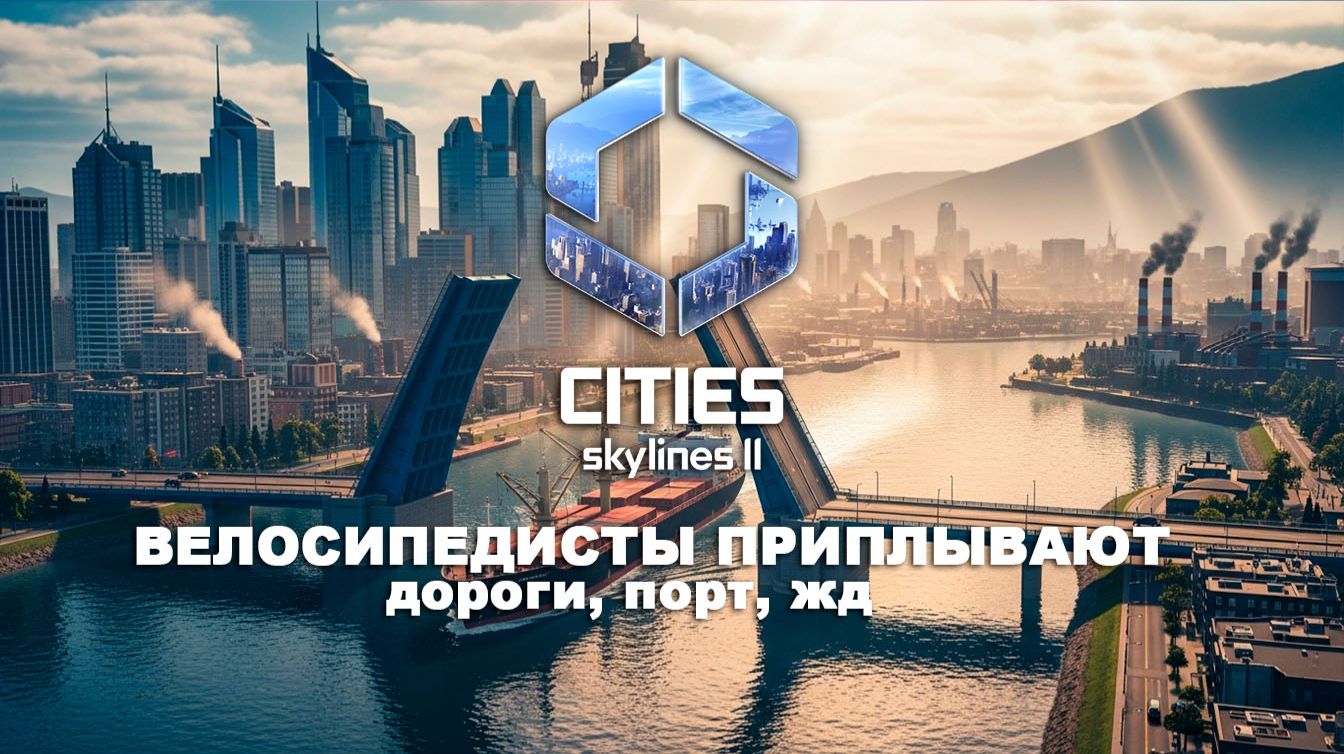 Новые пути для создания пробок | Bridges & Ports DLC | Cities Skylines 2