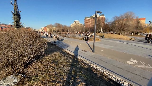 Spring Walk In Moscow, Russia. The Most Sanctioned Country In The World. Sunday.