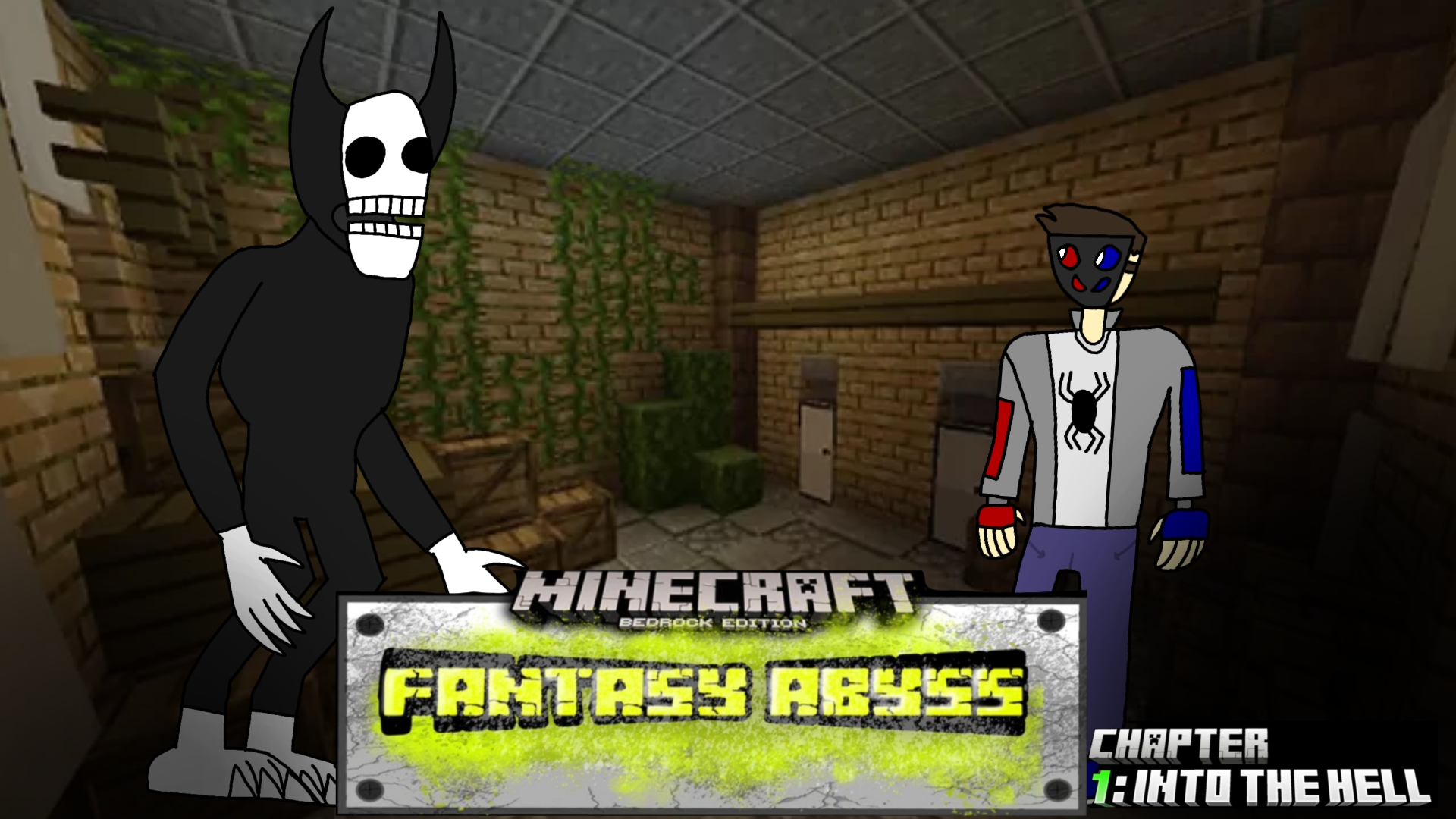 я прохожу карту в Майнкрафте Fantasy Abyss глава 1 #minecraft #horror