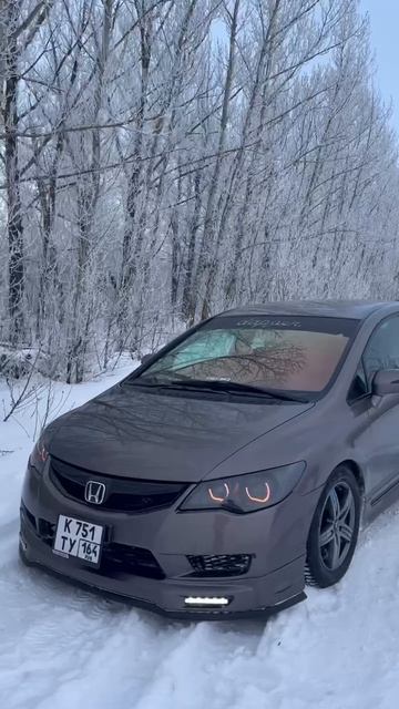 Дхо/поворотники в стиле BMW на Honda Civic 4d .mp4.mov