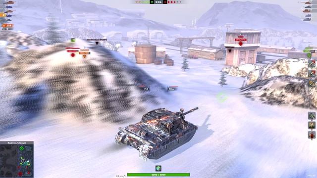 Режим столкновение 5 фрагов из 5-ти Tanks Blitz