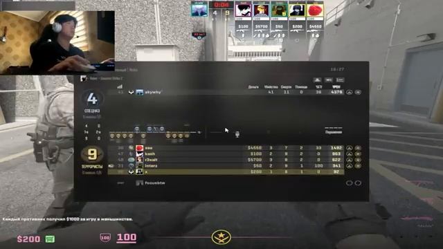 SKYWHYWALKER БОГ ПРОТИВ 5 КИБЕРСПОРТСМЕНОВ В CS2