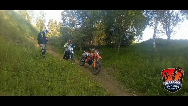 школьник впервые в эндуро