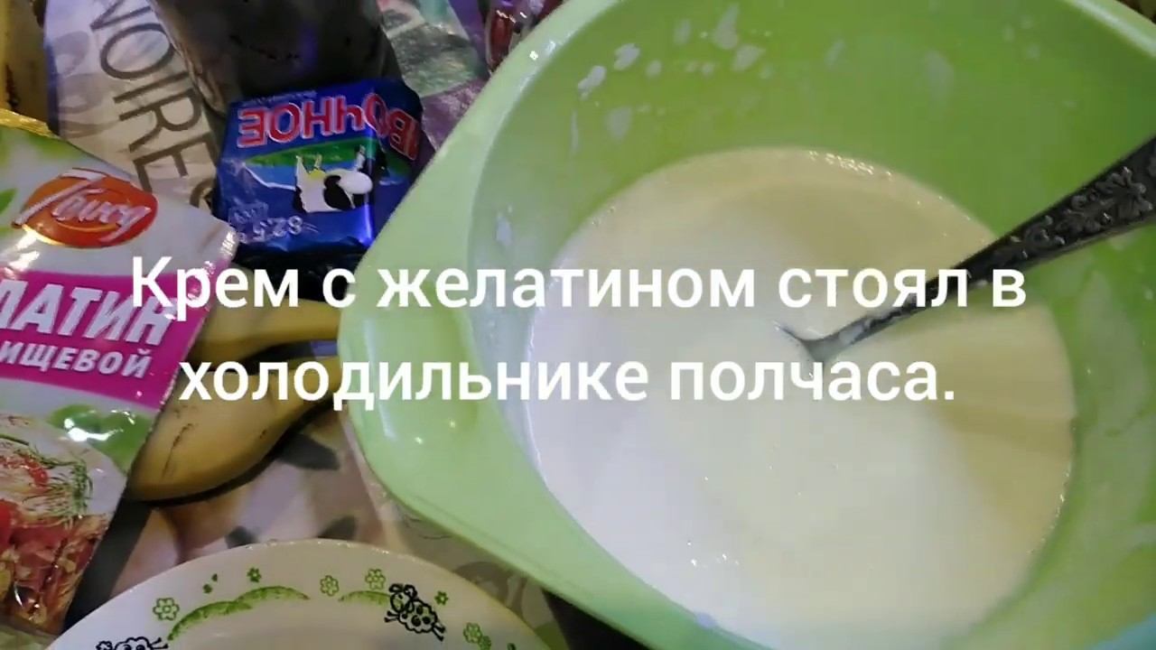 Чем загустить жидкий сметанный крем для торта.