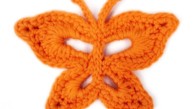 Бабочка вязание крючком - Knitting Butterfly Crochet