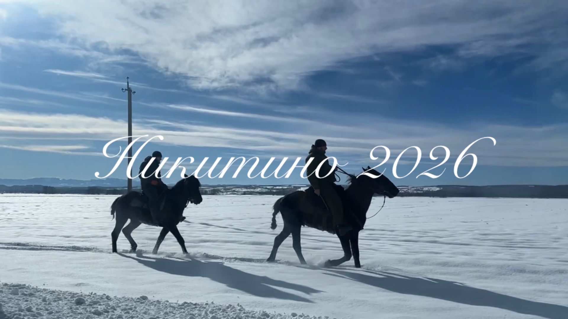 Зимняя поездка в деревню ❄️ Снег и дорога в Никитино