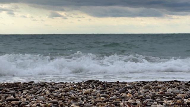 Крым, Севастополь, Кача, пляж Немецкая балка. Осень. Море. 8 минут моря. Наслаждайся морем.