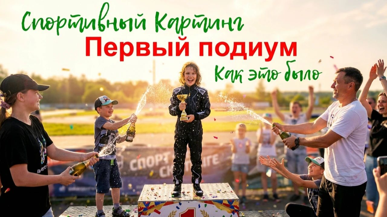 Первый подиум! 2 этап Кубка Спб по картингу.