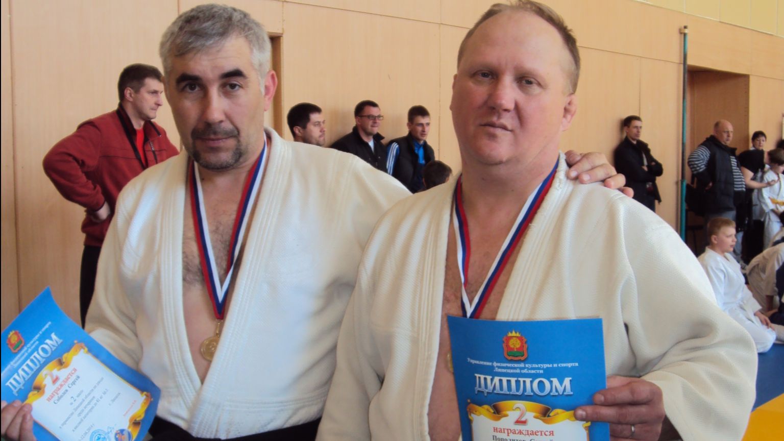 Первенство Липецкой обл. по дзюдо среди ветеранов 2014.
