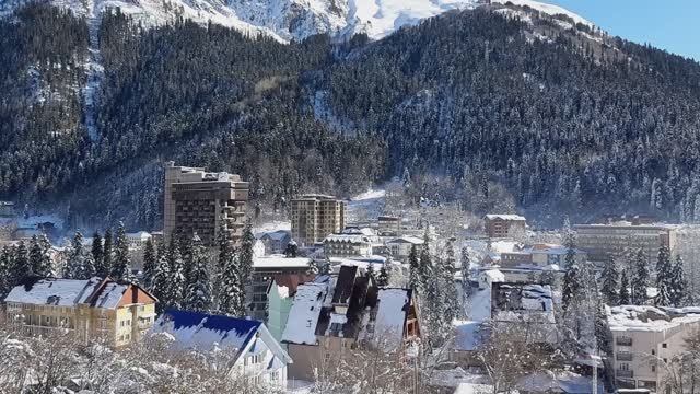 Горнолыжный комплекс Домбай.