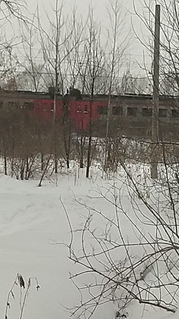 Электропоезд Ахпун Новокузнецк прибывает на оп 405 км