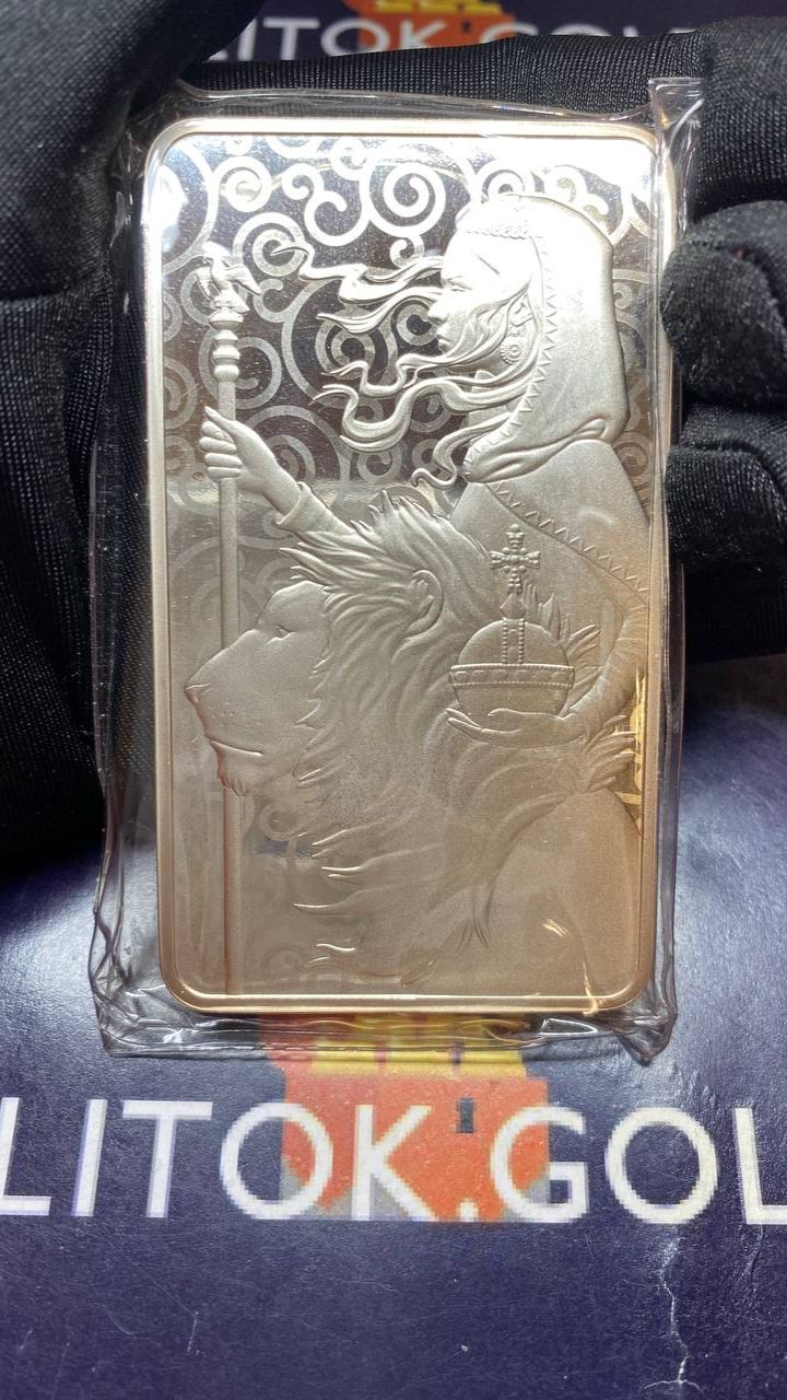 Серебряный слиток Великобритании 