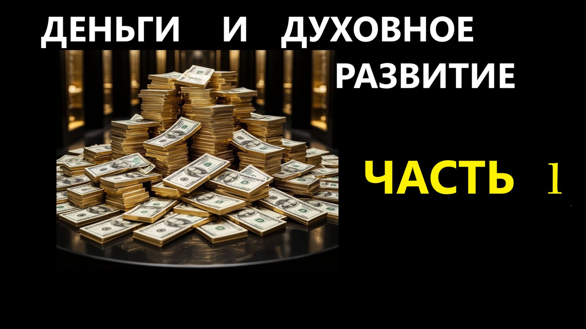 Деньги и духовное развитие. Часть 1