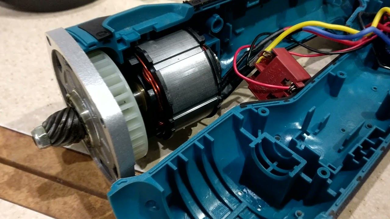 Бесщеточная УШМ  Болгарка  Drillpro 125 мм  разбор