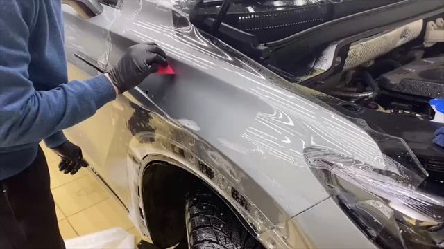 Оклеили антигравийной бронеплёнкой  зоны риска на Jaecoo в S-Class Мурманск
