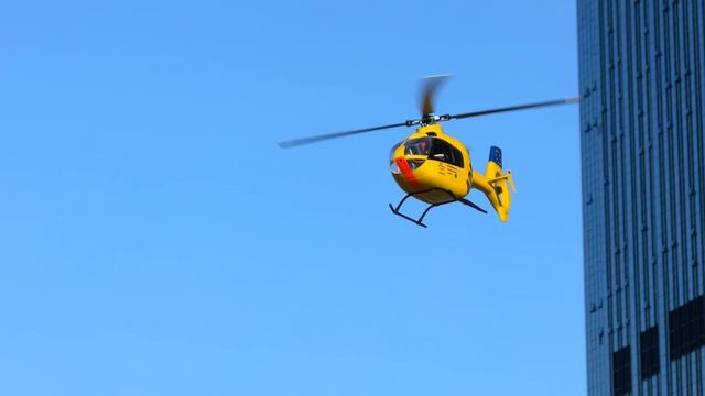 FLISHRC EC135 500Size масштабный радиоуправляемый вертолёт (жёлтый)